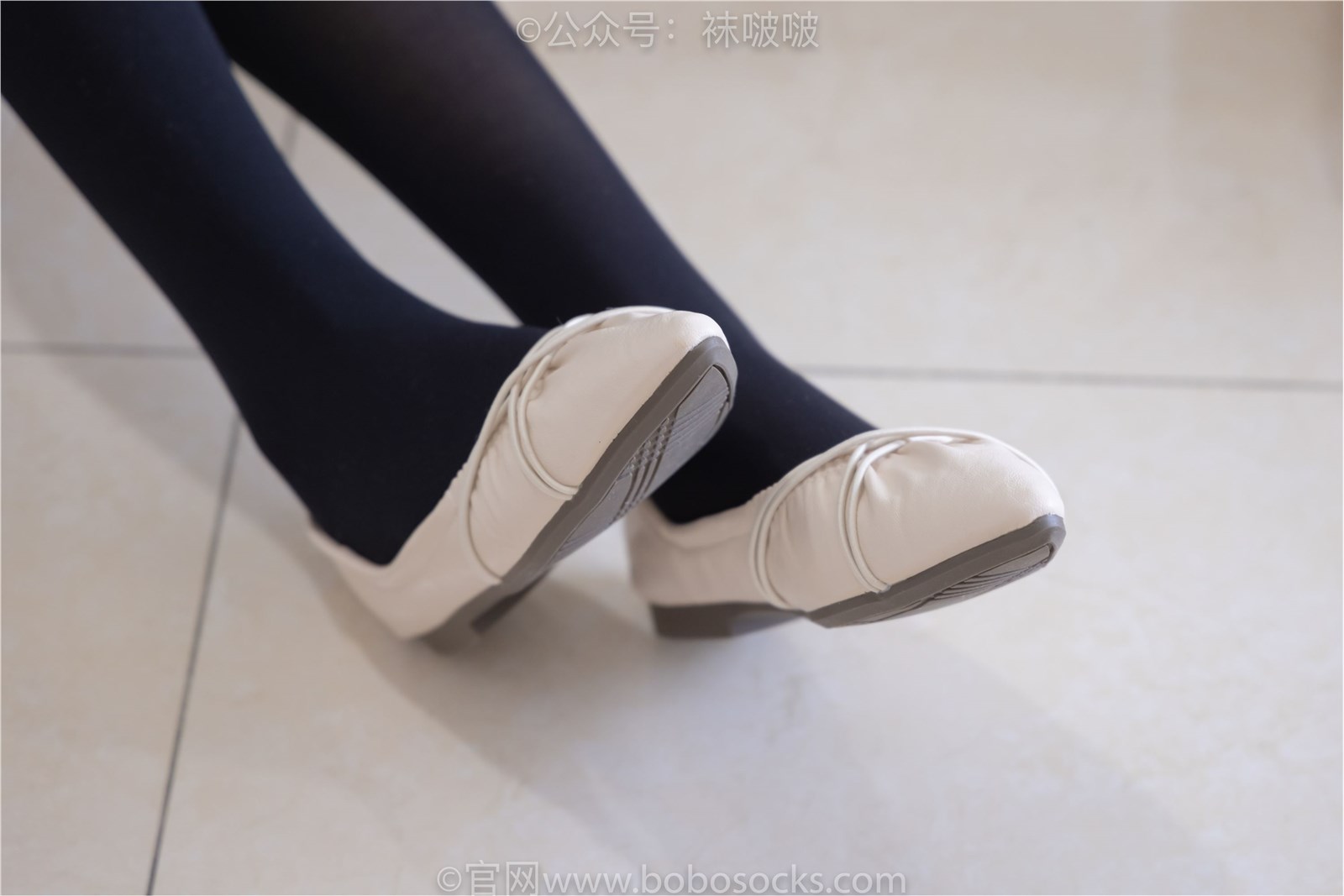 NO.029 Sweet Pea - Flat shoes, thick black silk, thick meat, stomp on cookies(20)